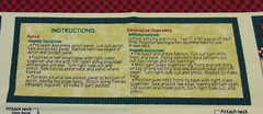 MMFab Debbie Mumm Cotton Fabric Christmas Apron & Mitt Panel Cut-Out