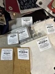 Large Quality Leather Sample Swatch Lot Craft Wallet Sheath Zebra Cobra Croc Etc