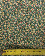 Cranston Print Works fabric by the yard cotton print 72″ X 44″ Green Base