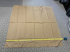 Remnant Fabric Camel Brown 55” Square