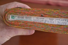 By 1/2 Yd, Bright Colorful Cotton Batik, Indonesia, Hoffman/J-2381/Poppy, B493