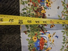 Berry Patch Stripe Wilmington Prints Bird Garden Flower Scene Cotton 36 X 39