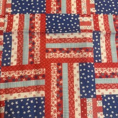 Patriotic Cotton Fat Quarter 18”x22” New