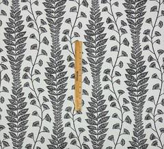 BALLARD DESIGN LUCIA BLACK InsideOut® FLORAL LEAF VINE FABRIC BY YARD 57″W