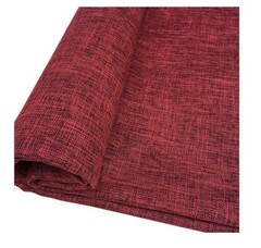 TinaKim Thick Upholstery RED Fabric 6-Yards Chair Faux Linen Cloth Material New