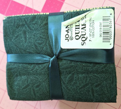 7 Fat Quarters Cotton Quilting Sewing Crafts Green Cream Fabric JO-ANN