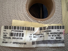 Greenzone Webbing 1 Inch One Sided Mil Spec 21 Yards TEXCEL Ind. USA Made