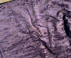 PLUM PURPLE Solid Chenille Velvet Upholstery Drapery Fabric 3.5 YDS 57” Wide
