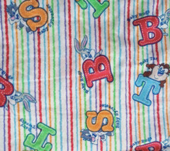 looney tunes babies fun fabric flannel 9 x 8 inch 1pc new