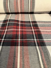 Ralph Lauren Cotton Plaid Fabric BTY, 10 Yards Available