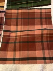 (6) 11”x12” & (6) 14”x15” Striped Upholstery Fabric 100% Cotton.