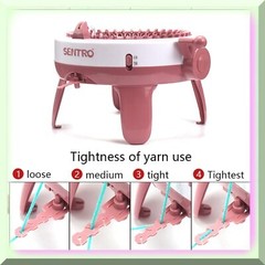 40/48 Needle Knitting Machine for Flat and Round Stitches