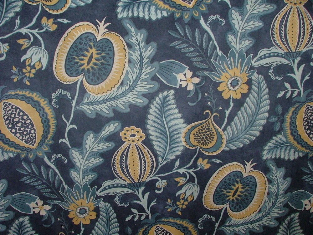 2 Metres iLiv Cantaloupe Navy Velvet Curtain Upholstery Cushion Blind Fabric