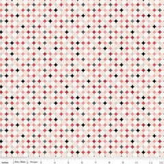 Barbie Vintage Sparkle Dots Blush Cotton Fabric