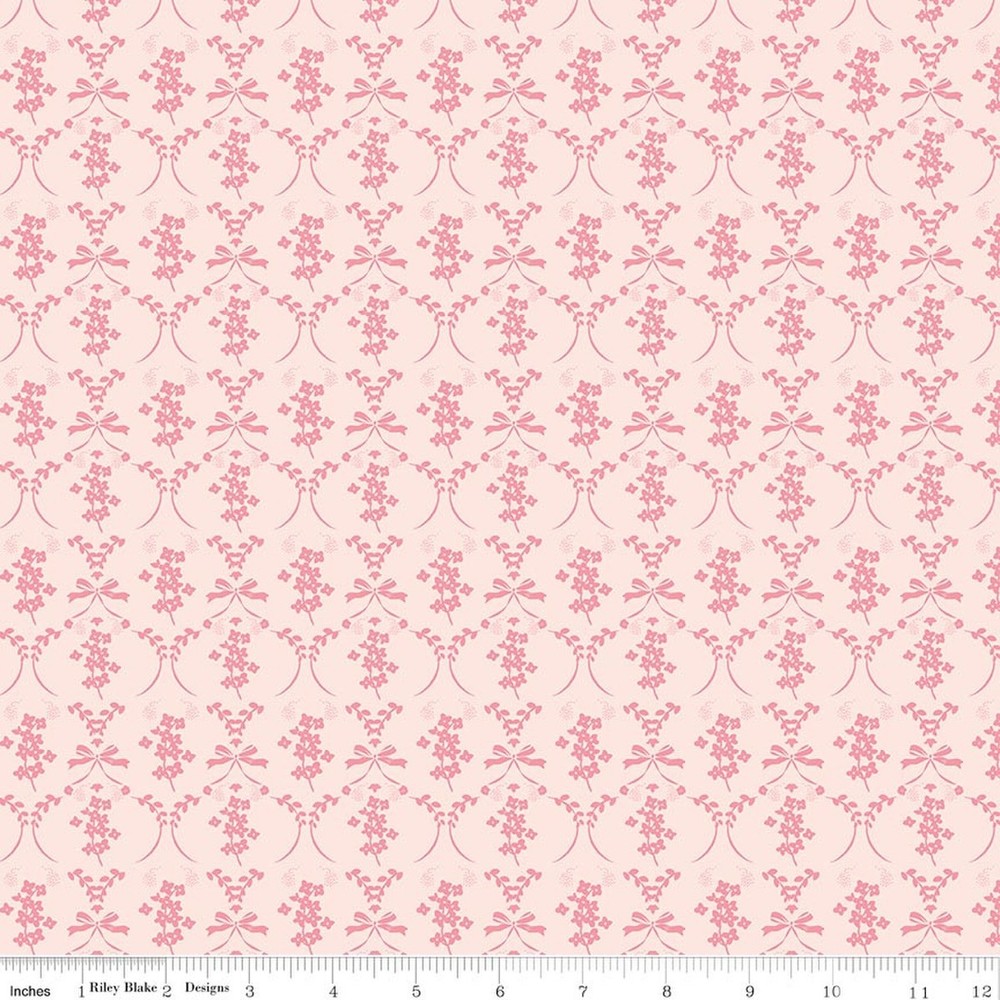 Flowers & Bows in Blush | Sweet Pink | Riley Blake