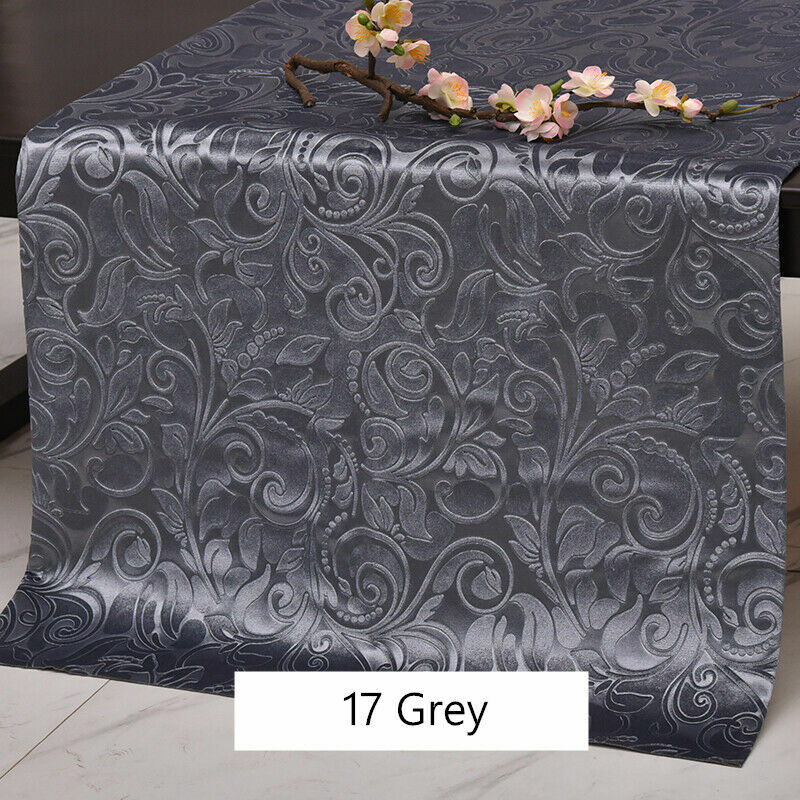 Velvet Embossing Floral Fabric Cloth DIY Retro for Tablecloth Sofa Cushion Cover