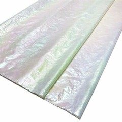 Pearlized Fabric Gradient Color Shiny Rainbow Crinkle DIY for Puffer Dress Craft
