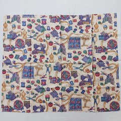 Lot of 2 Sewing Basket by Hoffman International Fabrics Cotton Fat Quarters