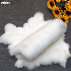Rabbit Fur Pelt Fabric Costume Bag Scarf Accessories Craft Fluffy Soft Warm Cosy