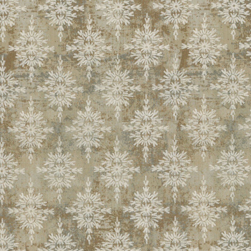 P Kaufmann Embroidered Asterisk Driftwood Drapery Fabric By the Yard