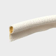 Cobalt Boat Puff Cord Welting | Pebble Off White 1 x 1/2 Inch (YD)