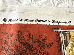Vtg House ‘N Home Fabrics Screen Print #191A Ducks & Birds 1 Yd 34.5 In X 44” W