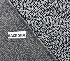 COVINGTON DOTIFY EBONY BLACK RAISED ANIMAL SPOT WOVEN FABRIC BY YARD 57″W
