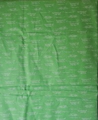 Fun Vintage Scattered Alligators Cotton Fabric Kelly Green – 4 Yds X 46″