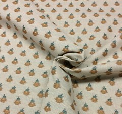 BALLARD DESIGNS PIPPA GOLDEN YELLOW PETITE FLORAL JACQUARD FABRIC 1.75 YARD 56″W