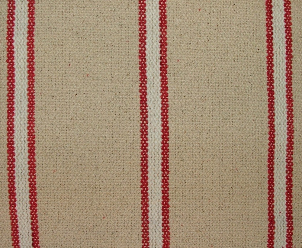 Grain Sack Cotton Fabric Saint Raphael French Stripe Curtain Upholstery Cushion