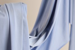 Periwinkle Venechia Stretch Fabric by the Yard, Soft Knit for Everyday Wear