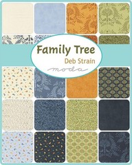 Family Tree Moda Charm Pack 42 100% Cotton 5-inch Precut Cotton Fabric Squares