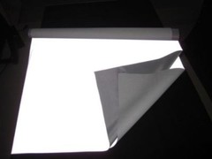 SILVER REFLECTIVE FABRIC sew on material width 55-inch by length 1 yard