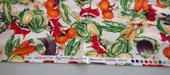 Vintage “Les Jardins” by Hoffman International Garden Vegetables Cotton Fabric