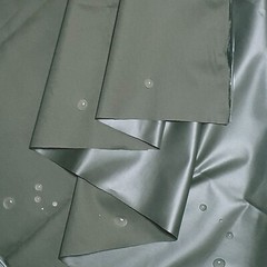 Gabardine Cotton Breathable DWR Waterproof Fabric Trench Coat Jackets Raincoat