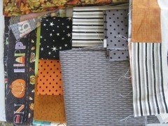 Halloween High End Quilters Fabric Plus Unfinished Table Runner Lot 2 lb 8 oz