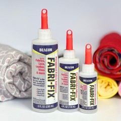 Bonding Solution for Fabric & Leather – Fast Grab & Quick Dry Adhesive – 8-Ounce