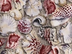 Large Seascape Ocean Nautical Theme Fabric 108 X 44 By The Sea See Pictures