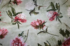 PEONY BLUSH FLORAL- 100% COTTON FABRIC