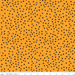 Scattered Dots Orange – Goose Tales – by J. Wecker Frisch for Riley Blake Fabric