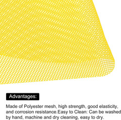 120Cm/46.8Inch Mesh Fabric Lightweight Sheer Slightly Stretchy for Backpack Pock