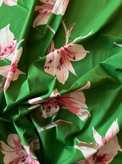 Authentic Top Italian designer Pure cotton luxury dress Fabric. Made in Italy
