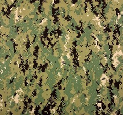 AOR2 NWU III NAVY NO LOGO NYLON 3oz TASLAN FR CAMO FABRIC BY THE YARD 58″W