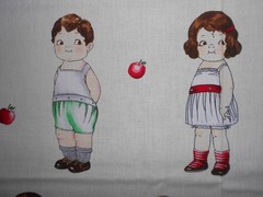 Paper Dolls School House by Sibling Arts Studio for Newcastle Fabrics # 803