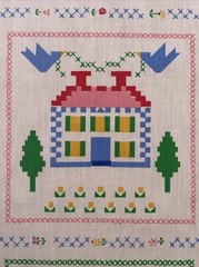 Vintage Spring Mills Cotton Fabric Quilt Pattern Nursery/Children Home Decor