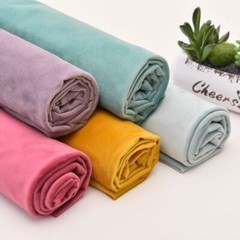 Wide 57″ Upholstery Velvet Sofa Fabric For Cushion Pillow Curtain Material