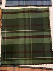 (6) 11”x12” & (6) 14”x15” Striped Upholstery Fabric 100% Cotton.