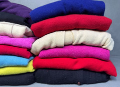 Lot of 14 100% Cashmere Sweaters Cutter Fabric Crafters Repurpose
