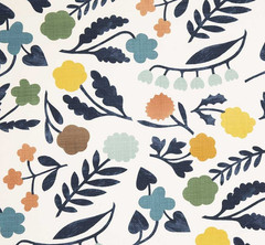 CHRISTOPHER FARR CURTAIN/UPHOLSTERY FABRIC DESIGN Array 4.2 METRES DARK INDIGO
