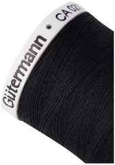 Gutermann Sew-All Thread, Polyester, Black, 250 m, 5.5×2.5×2.5 cm, Black
